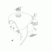 Схема узла: Топливный бак для Suzuki VZ800 Marauder