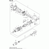 Схема вузла: Редуктор & Карданний вал Suzuki VL800 Boulevard C50C