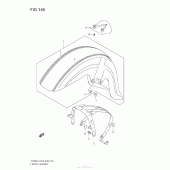 Схема узла: Переднее крыло (Vl800C E03) для Suzuki VZ800 Boulevard M50