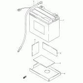 Схема вузла: Акумулятор для Suzuki DR650 DR650RSE