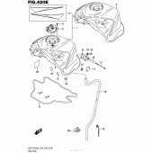 Схема узла: Топливный бак (Gsx-R1000Al6 E33) для Suzuki GSX-R1000