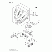 Схема вузла: Задній ліхтар (Стоп-сигнал) (Vlr1800tl1 e24) для Suzuki VLR1800 Intruder C1800R/ Boulevard C109R