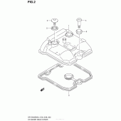 Схема узла: Клапанная крышка для Suzuki DR-Z400 DR-Z400SM