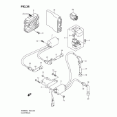 Схема узла: Электрооборудование (Sv650sl1 e2) для Suzuki SV650