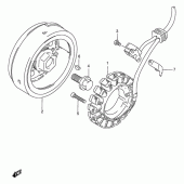 Схема вузла: Статор & Ротор для Suzuki DR650 DR650SE