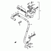 Схема вузла: Передній гальмівний циліндр (Dr350shn/shp/shr) для Suzuki DR350