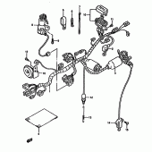 Схема вузла: Електропроводка для Suzuki DR650 DR650R