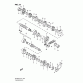 Схема вузла: Трансмісія для Suzuki DL650 V-Strom