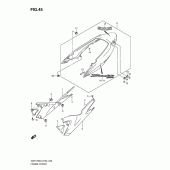 Схема вузла: Бічні панелі для Suzuki GSF1250 Bandit