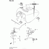 Схема узла: Топливный бак (Vl1500Bl4 E03) для Suzuki VL1500 Boulevard C90