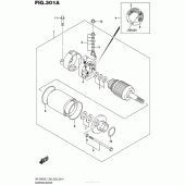 Схема вузла: Стартер електричний для Suzuki DR-Z400 DR-Z400S