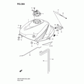 Схема узла: Топливный бак (Model k6) для Suzuki GSX-R1000