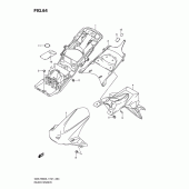 Схема узла: Заднее крыло (Gsx-r600uel1 e21) для Suzuki GSX-R600