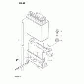 Схема вузла: Акумулятор для Suzuki DR650 DR650R