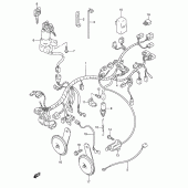 Схема вузла: Електропроводка (Model p/r) для Suzuki RF600