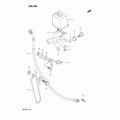 Схема узла: Валик для Suzuki DR250