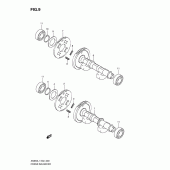 Схема узла: Балансировочный вал для Suzuki AN650 Burgman (EU analogue of SkyWave)