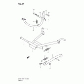 Схема вузла: Підставка для Suzuki EN125