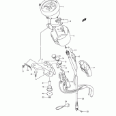 Схема вузла: Спідометр (Model k3/k4/k5/k6) для Suzuki RV125