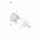 Схема вузла: Статор & Ротор для Suzuki TS185
