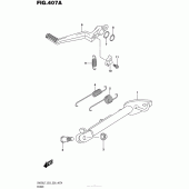 Схема вузла: Підставка для Suzuki SV650