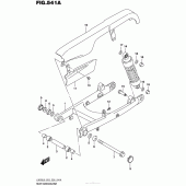 Схема вузла: Задній важіль (маятник) для Suzuki LS650 Boulevard S40
