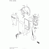 Схема вузла: Бічні панелі для Suzuki LS650 Boulevard S40
