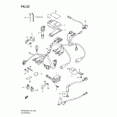 Схема вузла: Електроустаткування для Suzuki RM-Z250