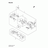 Схема узла: Задний тормозной суппорт для Suzuki VZR1800 Intruder M1800R/ Boulevard M109R
