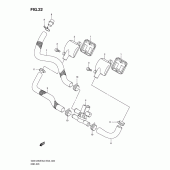 Схема узла: Система индукции воздуха для Suzuki GSX1250