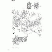 Схема узла: Картер двигателя для Suzuki UH200 Burgman