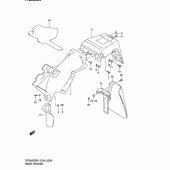 Схема вузла: Заднє крило (Model k2/k3/k4/k5) для Suzuki DR200 DR200SE