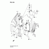 Схема узла: Радиатор (Model k6) для Suzuki RM-Z450