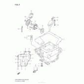 Схема вузла: Насос масляний & Піддон для Suzuki GSX1300 Hayabusa