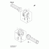 Схема вузла: Пульт управління рульовий (Sv1000/u1/u2) для Suzuki SV1000