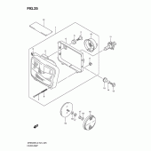 Схема узла: Фара для Suzuki DR650 DR650SE