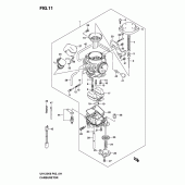 Схема вузла: Карбюратор для Suzuki UH125 Burgman