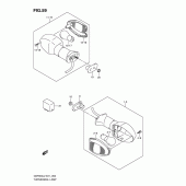 Схема вузла: Поворотники (Gsf650ul2 e21) для Suzuki GSF650 Bandit S