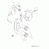 Схема вузла: Передній гальмівний супорт для Suzuki DR650 DR650S