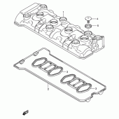 Схема вузла: Клапанна кришка Suzuki GSX-R600