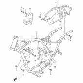 Схема узла: Рама для Suzuki GZ250 Marauder