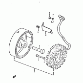 Схема узла: Генератор для Suzuki GSX750