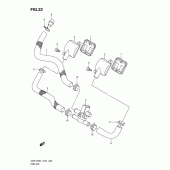 Схема вузла: Система індукції повітря для Suzuki GSF1250 Bandit