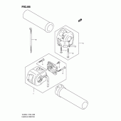 Схема узла: Пульт управления рулевой для Suzuki VL800 Intruder C800C/ Boulevard C50C