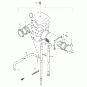 Схема узла: Воздушный фильтр (Rear) для Suzuki VX800 VX800