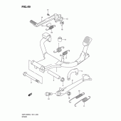 Схема вузла: Підставка для Suzuki GSF1250 Bandit S