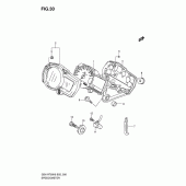 Схема вузла: Спідометр для Suzuki GSX-R750