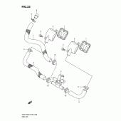 Схема вузла: Система індукції повітря для Suzuki GSF1250 Bandit