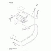 Схема вузла: Акумулятор для Suzuki AN400 Burgman (EU analogue of SkyWave)