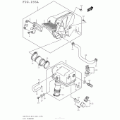 Схема вузла: Повітряний фільтр для Suzuki AN650 Burgman (EU analogue of SkyWave)